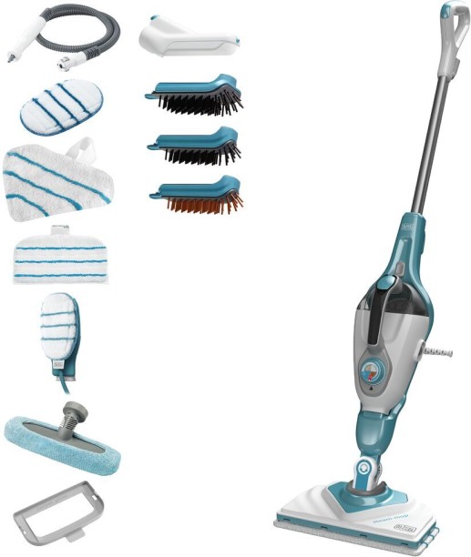 Black and Decker BHSM168DSM-QS | 1600W 2in1 Steam-Mop™ with Delta Head, SteaMitt™ and 13 accessories Dry Vacuum Cleaner