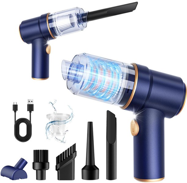 Fariedl Car vacuum cleaner with LED light and multi-nozzles for car, home, office and pets Cordless Vacuum Cleaner