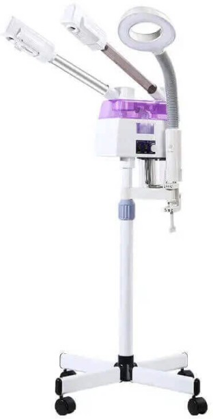 Perfect Dealz Hot and Cold Facial Steamer with Magnifying LED Lamp Vaporizer