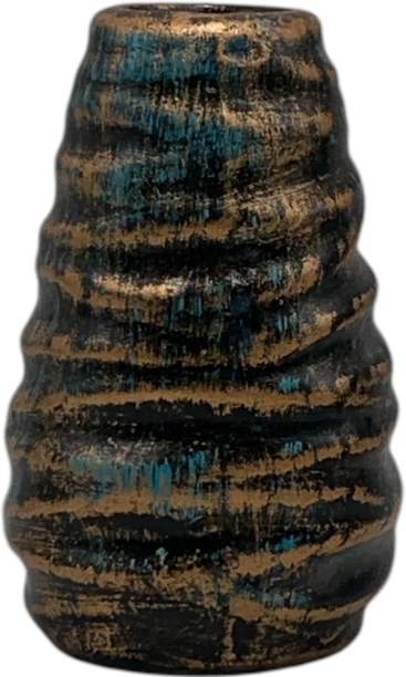 Africa Ceramics Vase Mcp 15Cm Ripple Mini - Bronze Rust Ceramic Vase