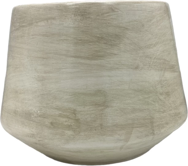 Africa Ceramics Vase AC 24X29X24.5 Mila Planter - Beige Ceramic Vase