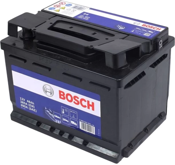 Bosch S4 Normal Terminal Vehicle - Size 652 92 Ah Battery for Car