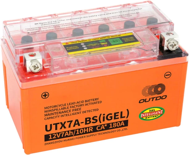 Outdo UTX7A-BS(iGEL) 7 Ah Battery for Bike