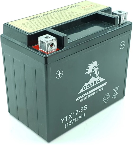0SAKA YTX12-BS 12 Ah Battery for Car & Bike