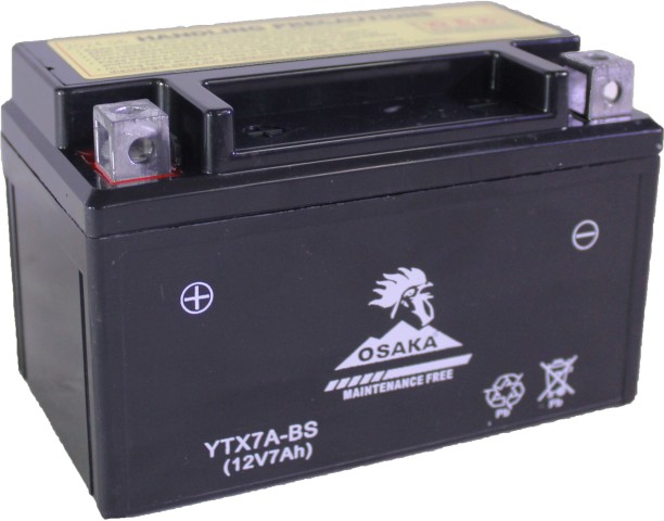 osaka YTX7A-BS 7 Ah Battery for Bike