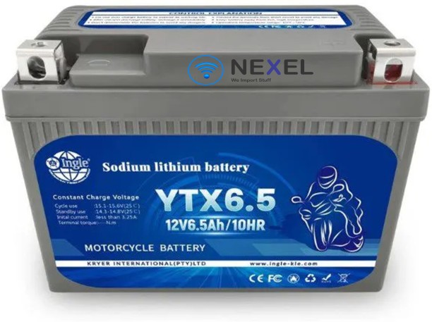 Nexel YTX 6.5 6.5 Ah Battery for Bike