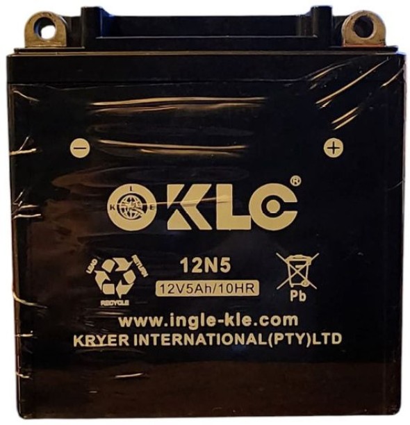 KLE 12N5 12V 5AH/10HR Motorcycle Battery 5 Ah Battery for Bike
