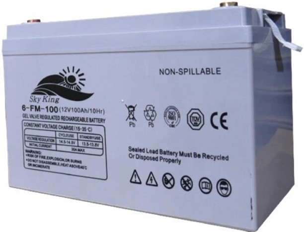 Solarix SOLAGM12V100 100 Ah Battery for All Vehicles