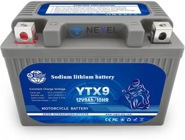 Nexel YTX 9 9 Ah Battery for Bike