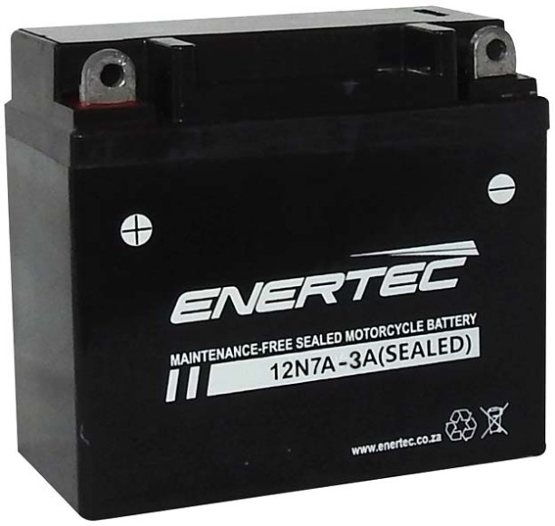 Enertec 12N7A-3A 7 Ah Battery for Bike