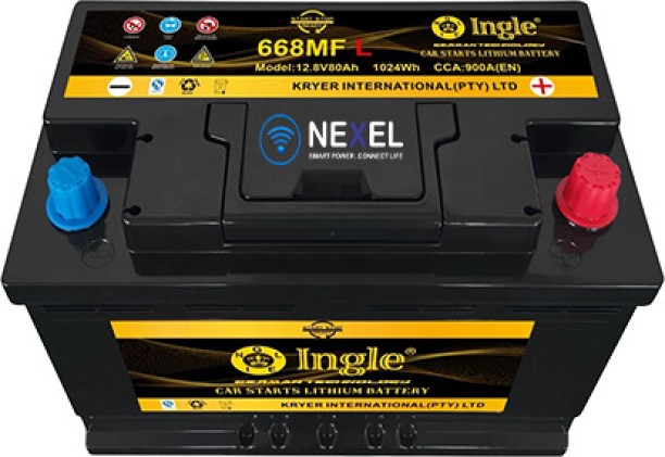 ingle 668MF Lithium Car Battery 40 Ah Battery for All Vehicles