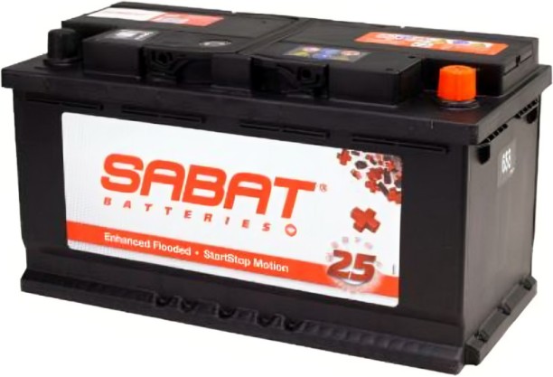 SABAT AGM Vehicle Battery (658 Size) 55 Ah Battery for Car