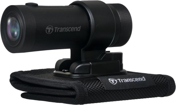TRANSCEND DRIVE PRO 20B Motorcycle Dashcam / Compact POV cam with 64GB MicroSD Card -IP68 with STARVIS Camera Sensor Vehicle Camera System