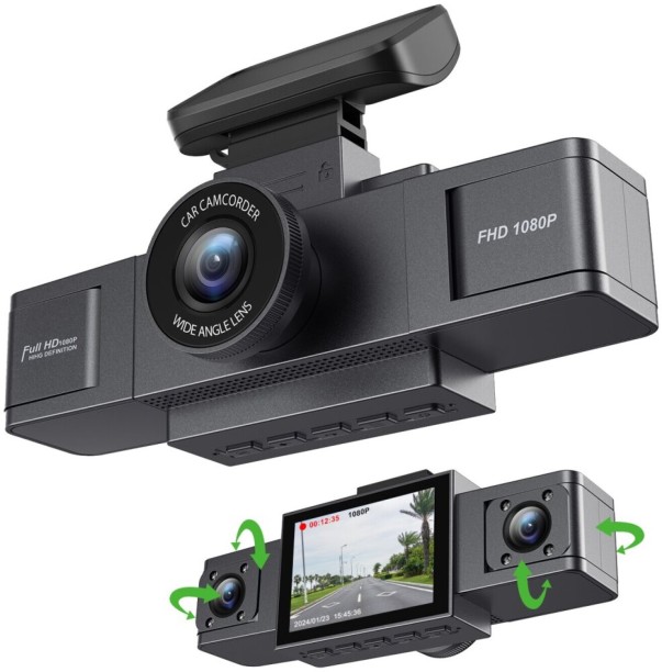 Ezviz 2MP DashCam – 3 Channel Simultaneous recording Vehicle Camera System