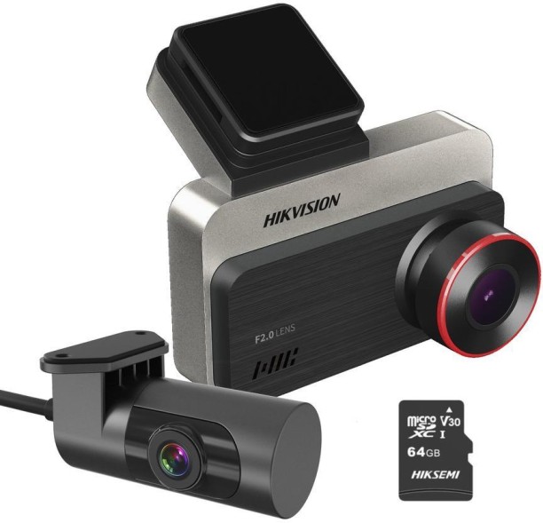 Hikvision Dashcam with Micro-SD C200S 64GB Vehicle Camera System