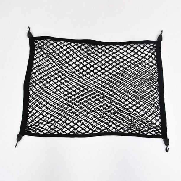 Ekoshay Trunk storage car mesh bag 80x60cm double layer small button Vehicle Cargo Net