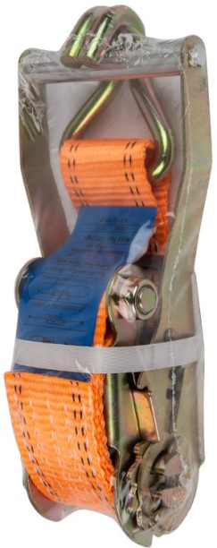 Gen Merch Strap Ratchet C/W Fixed End 0.5M x 50mm 4000Kg Vehicle Cargo Net