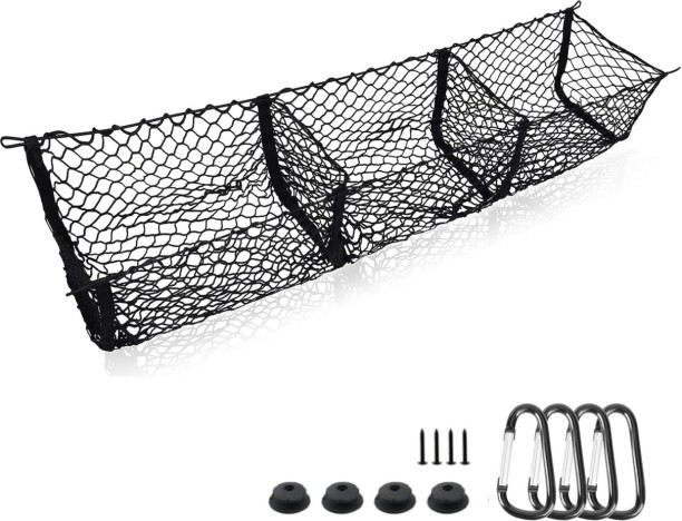 Mix Box Mix Box 90x30CM Truck Heavy Duty Cargo Net Organizer Elastic Storage Pocket Vehicle Cargo Net