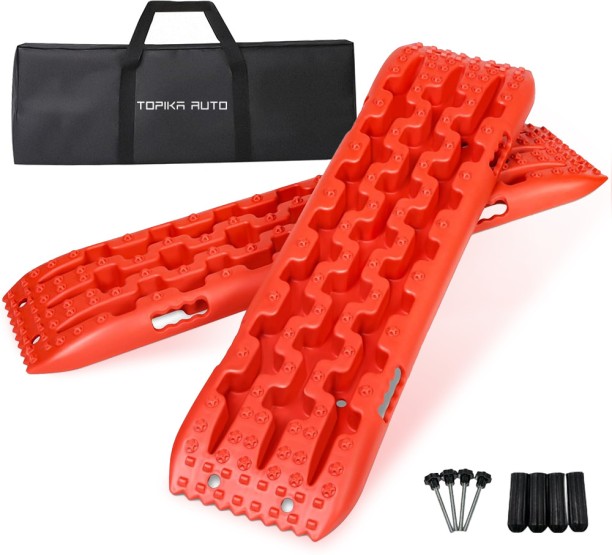 Topika 2PC Off-Road Traction Boards for Sand&Mud Recovery, 3.5T Load Red Front Brake for  SUV, ATV Disc Pad for  SUV