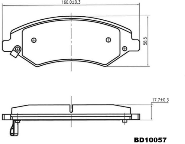 DESELRA (F203501080) Front Brake Pad Set Dashing 1.5T 2024+, X70 Plus Deluxe 2025+ Front Brake for  Jetour Disc Pad for  SUV