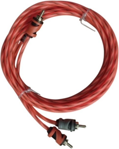 Bassmasters Connex RC2 Rca Plugs 2 Metre (2 Male to 2 Male) Hardwire Kit