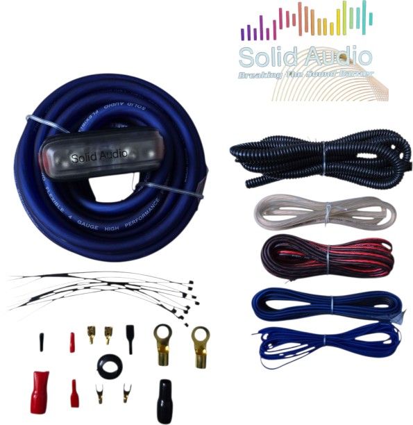 SOLID AUDIO SA-WKT4 15000W 4G WIRING KIT Hardwire Kit