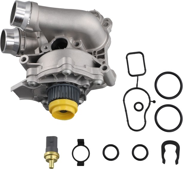 Gocutte Engine Coolant Water Pump ThermostatA3 A4 A5 A6 Q3 Q5 TT 1.8T 2.0T 06H121026 Hardwire Kit