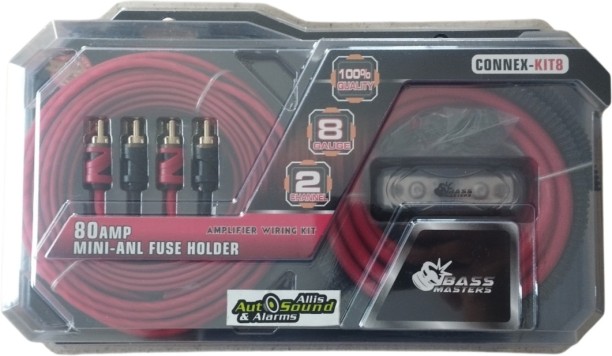Bassmasters Connex-Kit8 Amplifier Wiring Kit 8 Guage Hardwire Kit