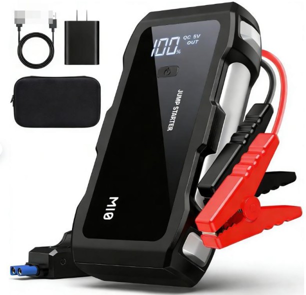 Fariedl Jump Starter 5500A, 12V Car Battery Jump Starter with USB Quick Charge (Up to 10.0L Gas or 9.0L Diesel Engine) Hardwire Kit