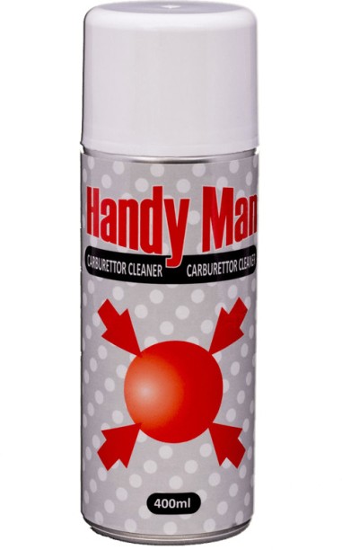 HANDY MAN Carburettor Cleaner for use with hot and cold engines. Petrol Engine Cleaner
