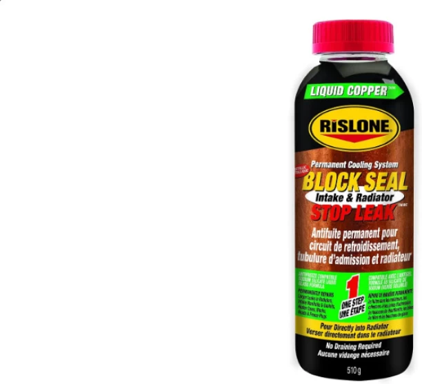 Rislone sealing leaks in the cooling systems of Cars, Trucks, Vans, SUVs, and RVs Petrol Engine, Diesel Engine Cleaner