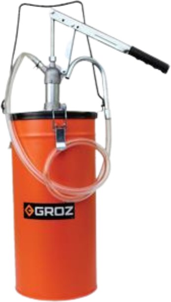 Groz Pump Oil Lube Dispensor Bucket Mechanical Fuel Pump