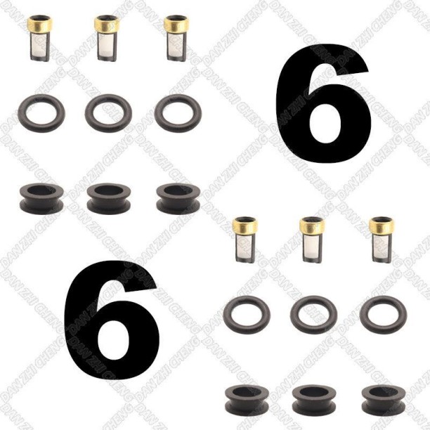 Huanix Fuel Injector Seal O-Ring Repair 1990-1995 Nissan Pickup D21 2.4L 16600-86G00 16600-86G10 16600-86G01 JS21-1 FJ564~19510 Mechanical Fuel Pump