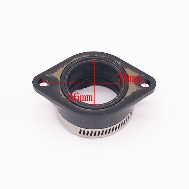 Huanix 36mm 40mm Carburetor Intake Manifold Flange Adapter Fit Suzuki GN250 (Black)~0373 for  OEM Automotive and motorcycle parts Compressed Air System for  Car