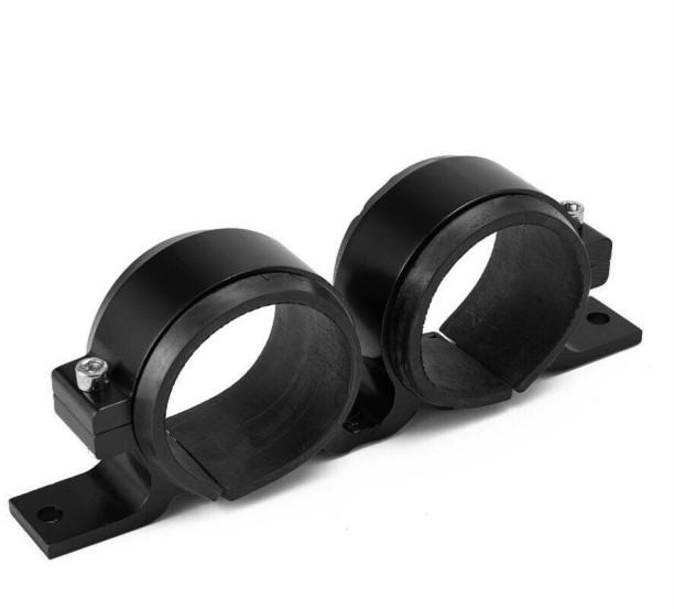 Huanix Dual dual fuel pump bracket, 60mm and AMP fuel filter clamp, 60mm modified car bracket~13731 Ignition Module Steel