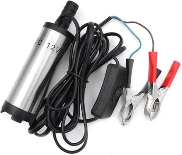 PressPlay Tech Portable Mini 12V Electric Submersible Pump For Pumping Water Oil Diesel Fuel Electric Fuel Pump