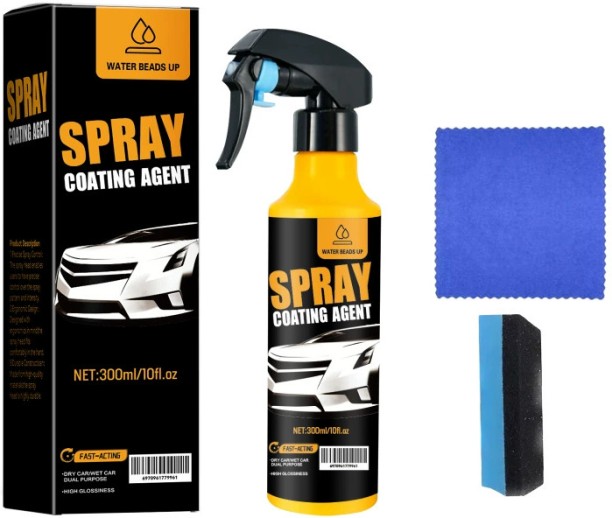 Happyfun Hydrophobic Ceramic Coating, 2026 New Car Coating Spray, Car Quick Acting Coating Agent Sprays Liquid Vehicle Glass Cleaner