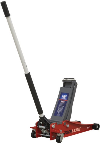 Sealey 2001LERE 2.25 Tonne Low Entry Rocket Lift Red Vehicle Jack