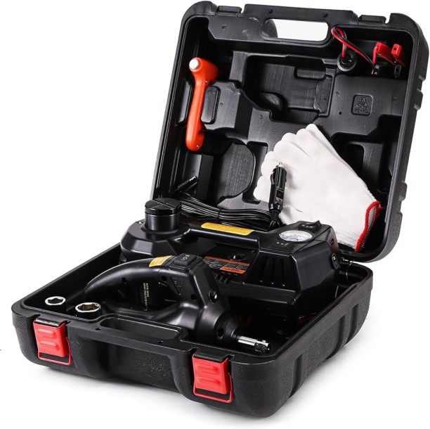 Just SimplifiedSA 5 Ton 12/24v automatic car jack with a built in air compressor Vehicle Jack