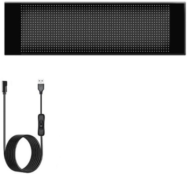 PERVOI Flexible LED Matrix Sign Panel 20cm x 64cm Tail Light All LED for All (5 V, 12 W)
