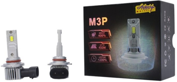 AutoStyle M3P 9005 LED Headlight Bulb – 6000K, 400% Brighter, IP67, Cooling Fan System Headlight ‎ LED for ‎ (12 V, 60 W)