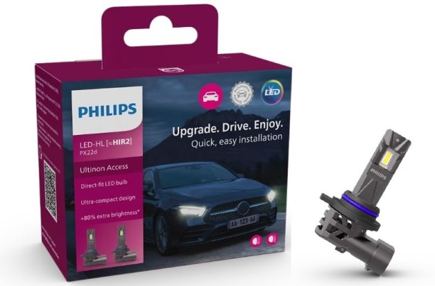 Philips HIR2 UltinonAccess Pro2500 11012U2500CX Headlight Car, Motorbike, Truck LED for TOYOTA, FORD, ISUZU, SUZUKI, VW, OPEL, MAHINDRA, RENAULT, NISSAN, BMW, MERCEDES, audi (12 V, 20 W)