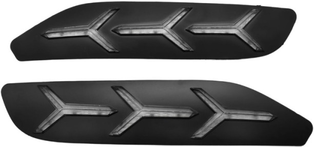 AUTO GEAR Daytime Running Lights and Signal Light Set for VW Polo 2014-2018 Indicator Light HATCHBACK LED for VOLKSWAGEN (12 V, 60 W)