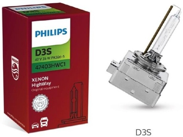 Philips D3S HIGHWAY 424633 Each Headlight Car, Truck Xenon for Various (42 V, 35 W)