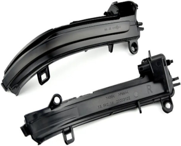 Sequential Flash Premium Smoked Sequential Indicator Kit Compatible With Bmw Mirror Light Car LED for BMW (12 V, 3 W)