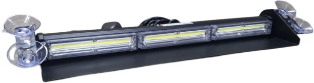 generic LED Windscreen Emergency Vehicle Flash Warning Dash Light - 3 Strobe White Dash Light generic LED for all (12 V, 54 W)