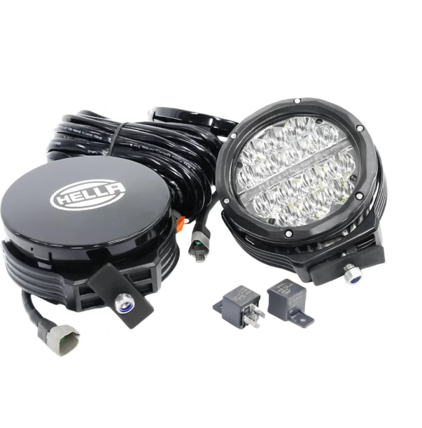 Hella Hella ValueFit 9" Round LED Spotlight Kit Headlight Car / SUV / Bakkie / 4×4 LED (12 V, 80 W)