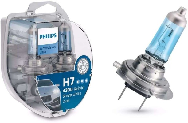 Philips H7 WhiteVision ULTRA 12972WVUSM Headlight Car, Motorbike, Truck Halogen for TOYOTA, FORD, ISUZU, SUZUKI, VW, OPEL, MAHINDRA, RENAULT, NISSAN, BMW, MERCEDES, audi (12 V, 55 W)