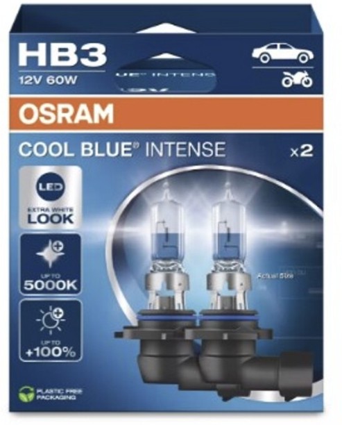 Osram Cool Blue Intense HB3 Headlight Bulb Halogen for Halogen Headlights (12 V, 60 W)