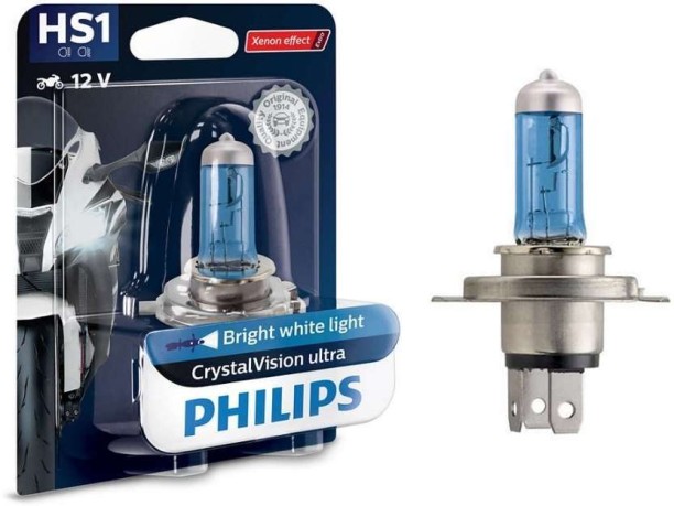 Philips HS1 CrystalVision ULTRA 12636BVBW Headlight Car, Motorbike, Truck Halogen for TOYOTA, FORD, ISUZU, SUZUKI, VW, OPEL, MAHINDRA, RENAULT, NISSAN, BMW, MERCEDES, audi (12 V, 35 W)